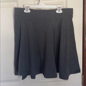 Grey Skater Skirt